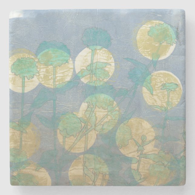 Spotlight Floral I Stone Coaster (Front)