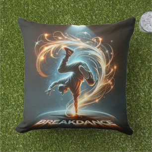 "Spotlight Groove" - dancing in the spotlight! Outdoor Pillow