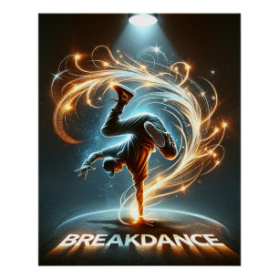 "Spotlight Groove" - dancing in the spotlight! Poster