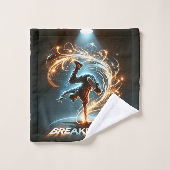 "Spotlight Groove" - ​​dancing in the spotlight! Wash Cloth (Wash Cloth)