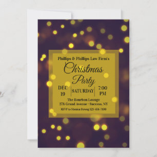 Spotlight on Christmas Invitation