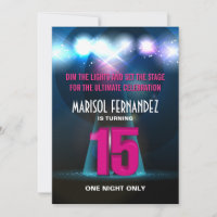 Spotlight Star Pink Quinceañera