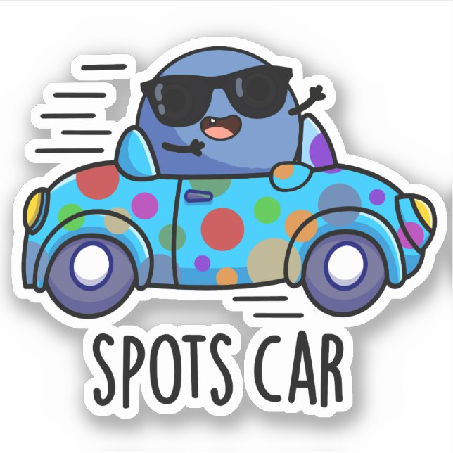 Spots Car Funny Sports Car Pun  (Front)
