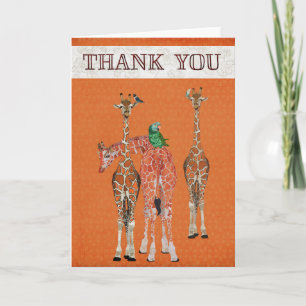 SPOTS & FEATHERS THANK YOU Card