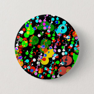 spots on black 2 inch round button