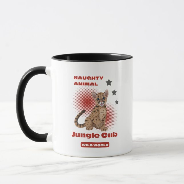 spotted animal mug (Left)