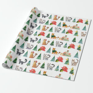 Spotted Cat Holiday Wrapping Paper (Bengals, Maus)