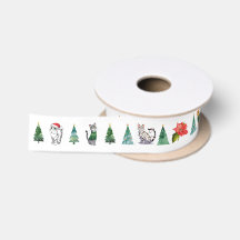 Spotted Cat Wrapping Ribbon