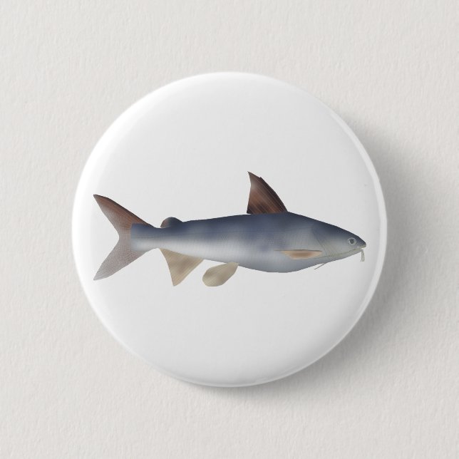 Spotted Catfish 2 Inch Round Button (Front)
