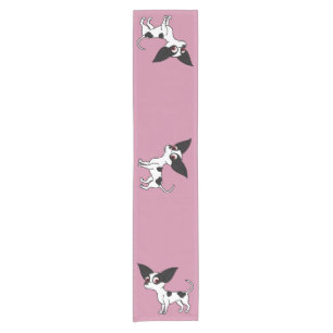 Spotted Chihuahua with Short Hair Short Table Runner
