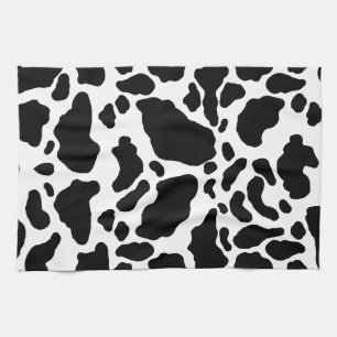 Spotted Cow Print, Cow pattern, Animal fur Kitchen Towel