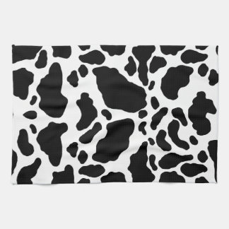 Spotted Cow Print, Cow pattern, Animal fur Kitchen Towel