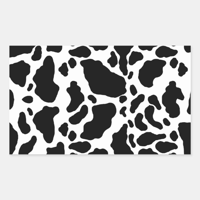Spotted Cow Print, Cow pattern, Animal fur Sticker (Front)