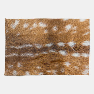 Spotted deer fur texture kitchen towel