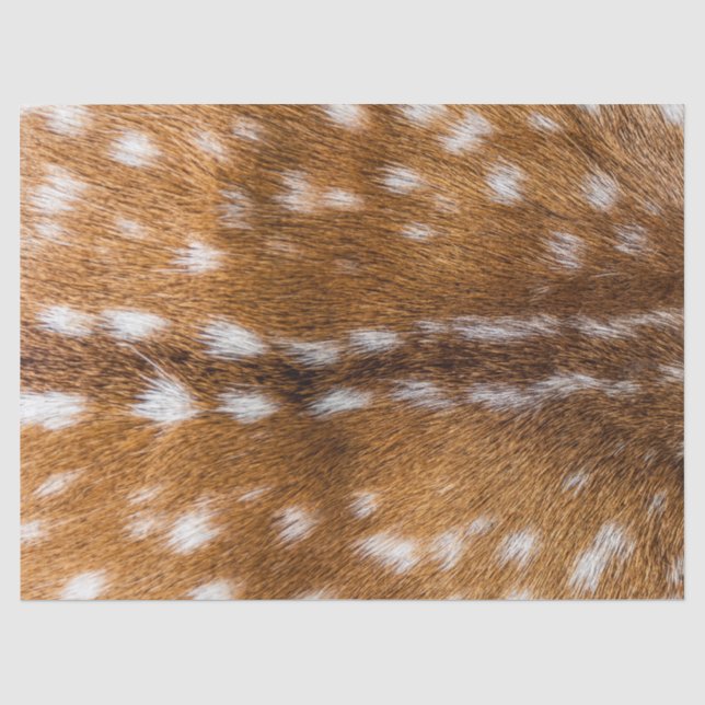 Spotted deer fur texture tissue paper (Front)