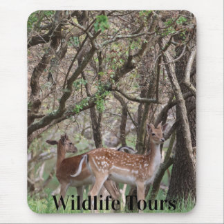 Spotted Deer Wildlife Premium Photo Mousemat Mouse Pad