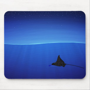 Spotted eagle ray, Aetobatus narinari Mouse Pad