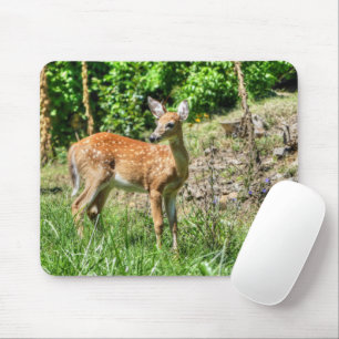 Spotted Fawn Mouse Pad