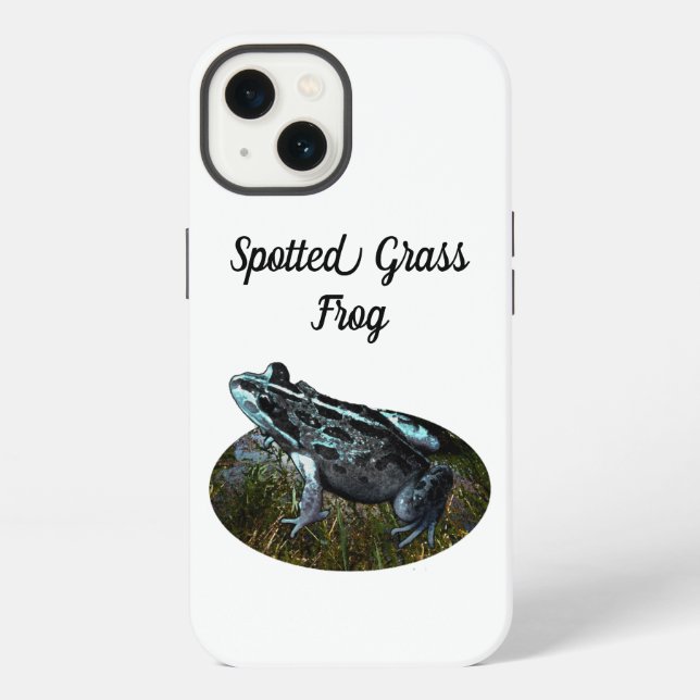 Spotted Grass Frog, iPhone 13 Case  (Back)