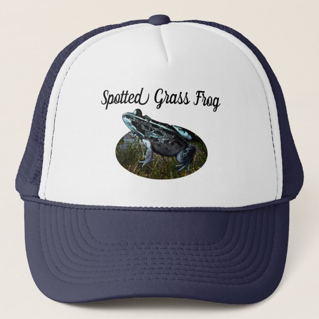 Spotted Grass Frog, Truckers Hat (Front)