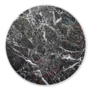 Spotted Grey Tones Marble Pattern Ceramic Knob