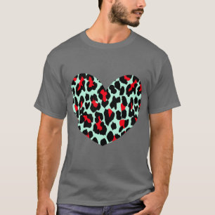 SPOTTED HEART GREEN T-Shirt