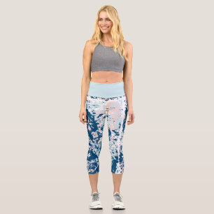 Spotted hermine capri leggings