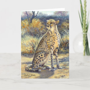 “Spotted Huntress” Blank Card