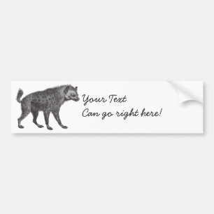 Spotted Hyena Bumper Sticker