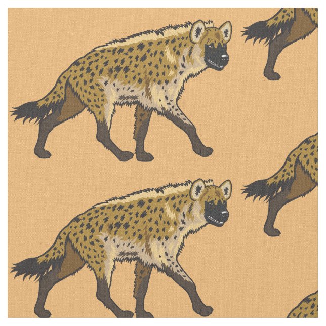 Spotted hyena fabric (Close Up)