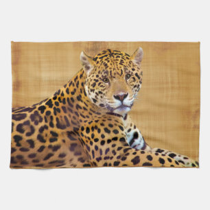 Spotted Jaguar Big Cat-lover #Gift Kitchen Towel
