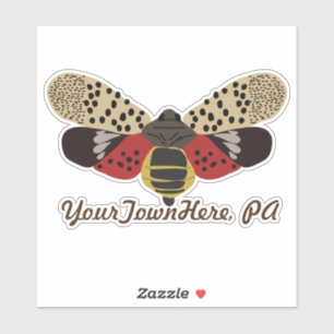Spotted Lanternfly Bug Customized Souvenir