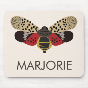 Spotted Lanternfly Bug Personalized Mouse Pad