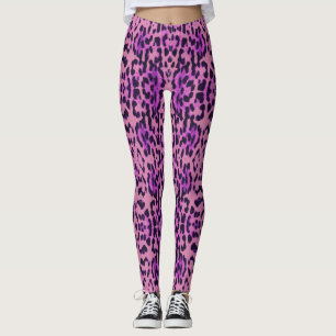 Spotted Leopard Pattern Animal Print Leggings