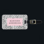 Spotted Luggage Tag<br><div class="desc">Travel in style with a custom design luggage tag! Modern and stylish tags will dress up your luggage and make it easy to quickly identity your luggage in baggage claim.</div>