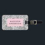 Spotted Luggage Tag<br><div class="desc">Travel in style with a custom design luggage tag! Modern and stylish tags will dress up your luggage and make it easy to quickly identity your luggage in baggage claim.</div>