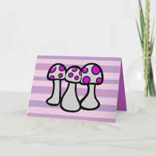Spotted Mushroom Card