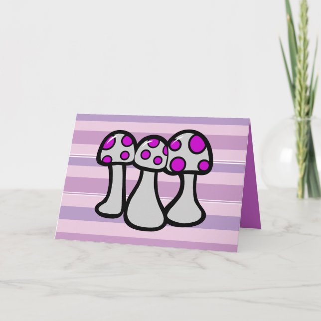 Spotted Mushroom Card (Front)