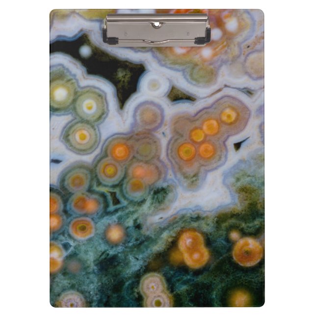 Spotted Ocean Jasper Clipboard (Front)