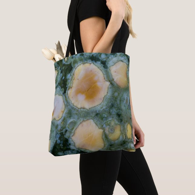Spotted Ocean Jasper Tote Bag (Close Up)