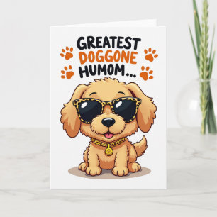 Spotted Pup Sunglasses Card