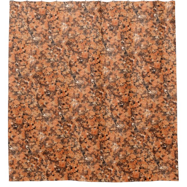 Spotted Rock Texture Lively Pattern Orange Black (Front)