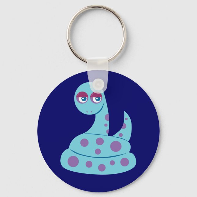 Spotted Snake Keychain (Front)