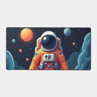 Spotted Spaceman Desk Mat