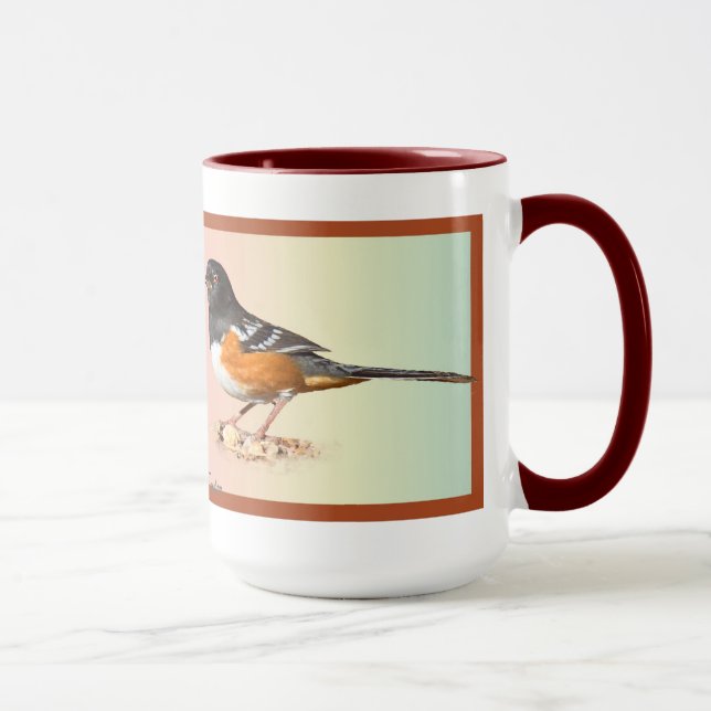SPOTTED TOWHEE MUG (Right)