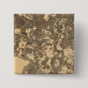 Spottsylvania Court House, Virginia 2 Inch Square Button