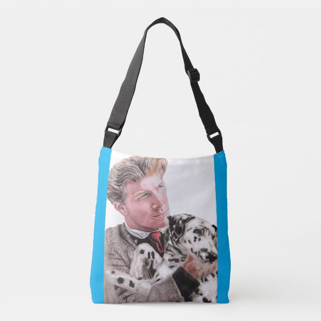 Spotty Dalmatie Chien chien mignon Crossbody Sac a (Devant)