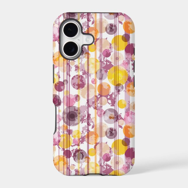 Spotty Striped White Pattern (Back)