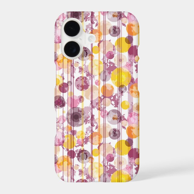 Spotty Striped White Pattern (Back)
