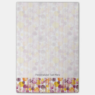 Spotty Striped White Pattern Post-it Notes